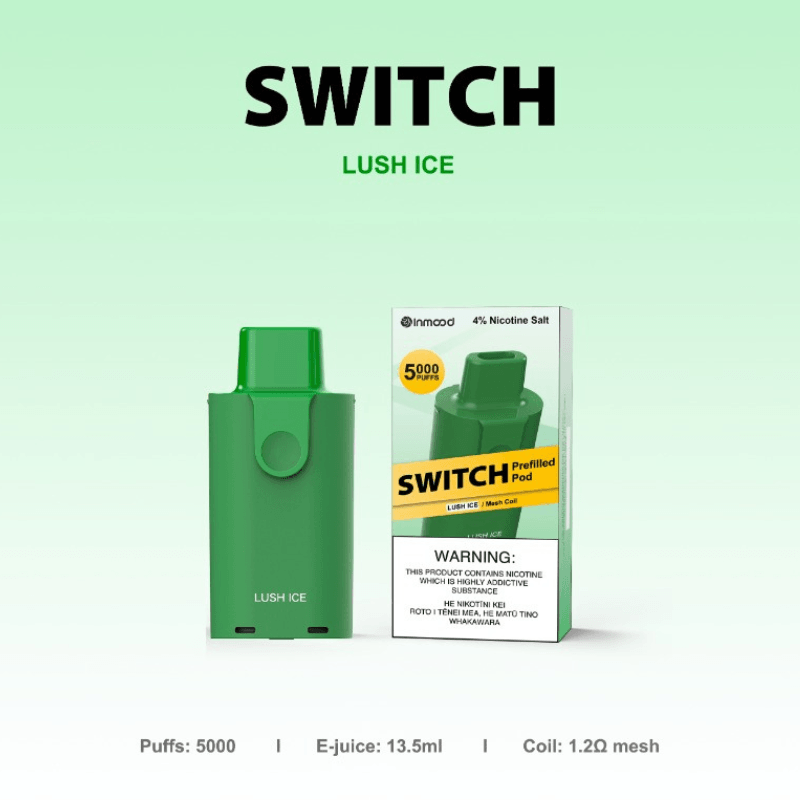 Inmood Switch 5000 Puffs Prefilled Pod - Urban Vape Shop New Zealand