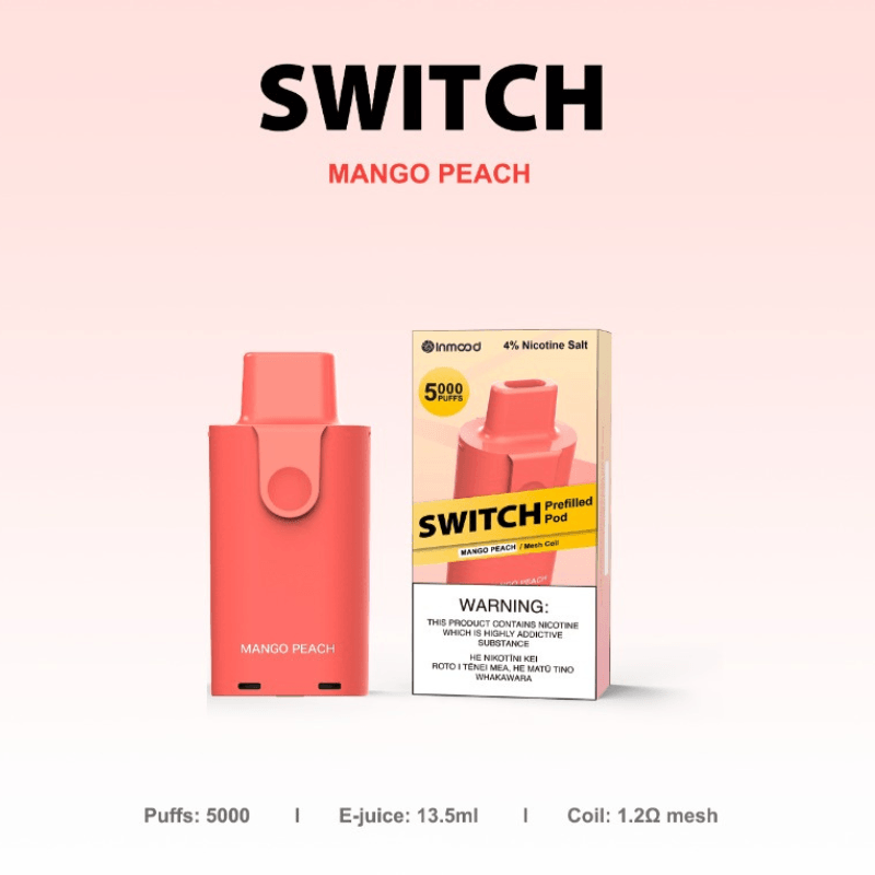 Inmood Switch 5000 Puffs Prefilled Pod - Urban Vape Shop New Zealand