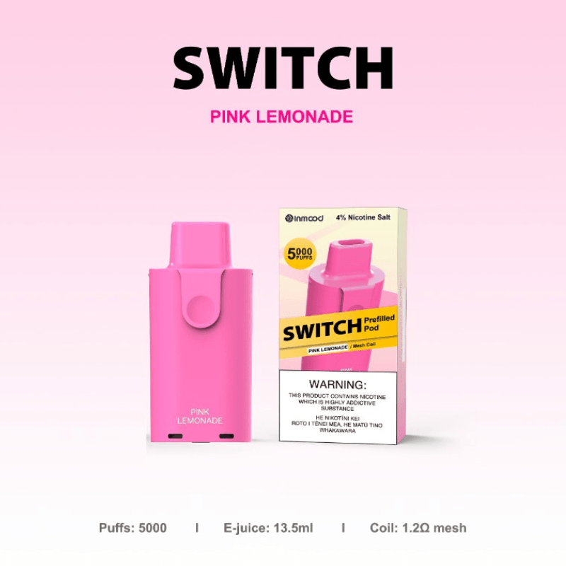 Inmood Switch 5000 Puffs Prefilled Pod - Urban Vape Shop New Zealand