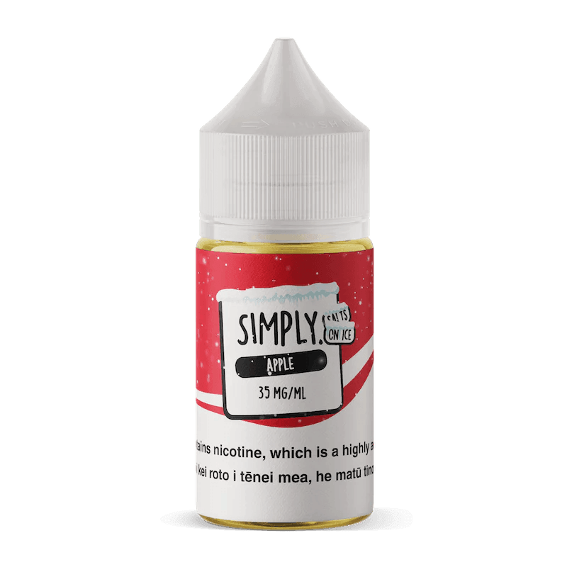 Apple Nic Salts (30mL) by Simply (on Ice) - Urban Vape Shop New Zealand