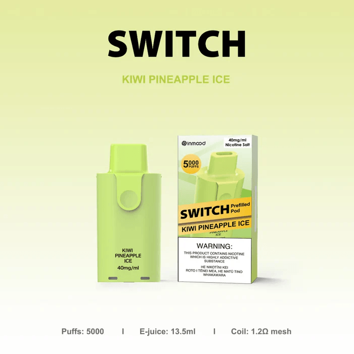 Inmood Switch 5000 Puffs Prefilled Pod - Urban Vape Shop New Zealand