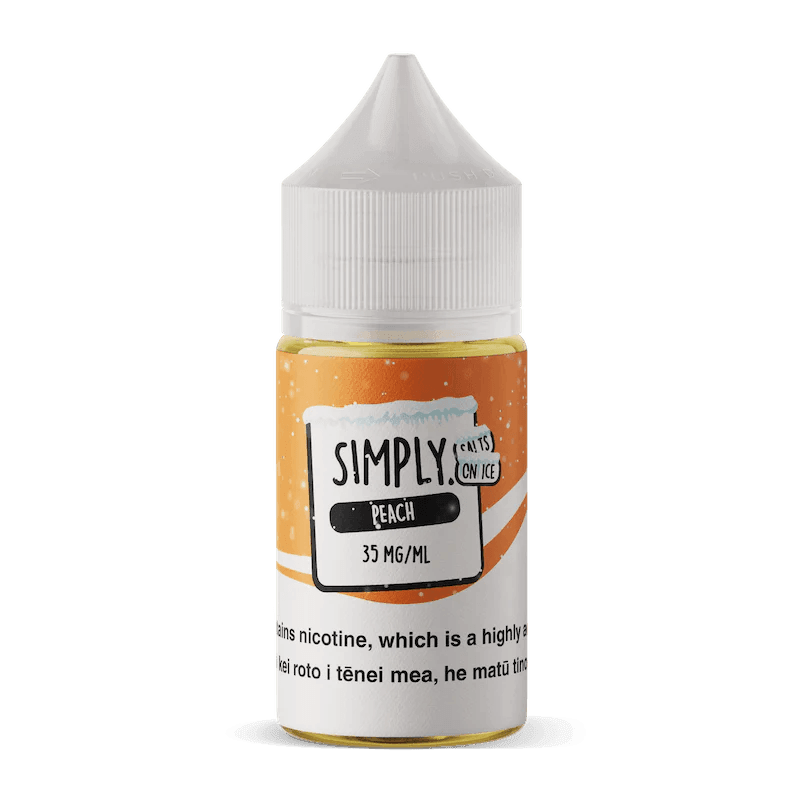 Peach Nic Salts (30mL) by Simply (on Ice)