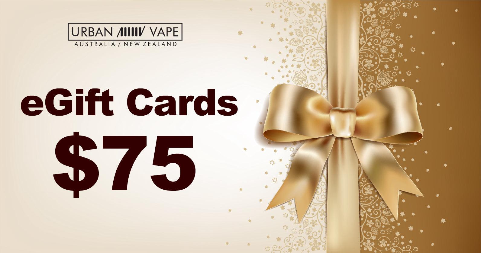 eGift Cards - Urban Vape Shop New Zealand
