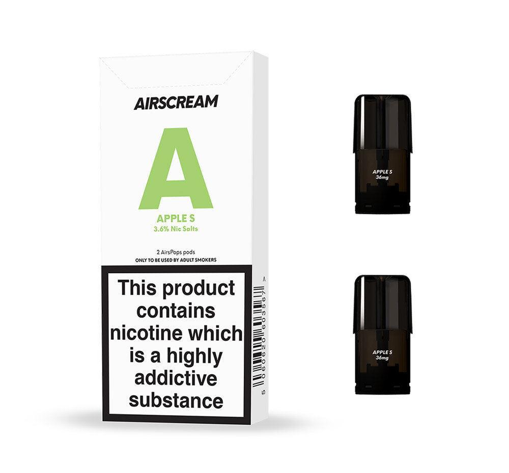 AIRSCREAM AirsPops - Replacement Pod 2pk / 3.6mg - Urban Vape Shop New Zealand