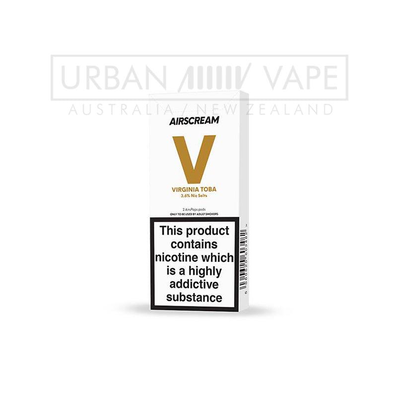 AIRSCREAM AirsPops - Replacement Pod 2pk / 3.6% - Urban Vape Shop New Zealand