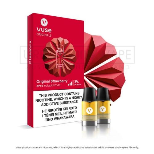 Original Strawberry VUSE ePods - 3%
