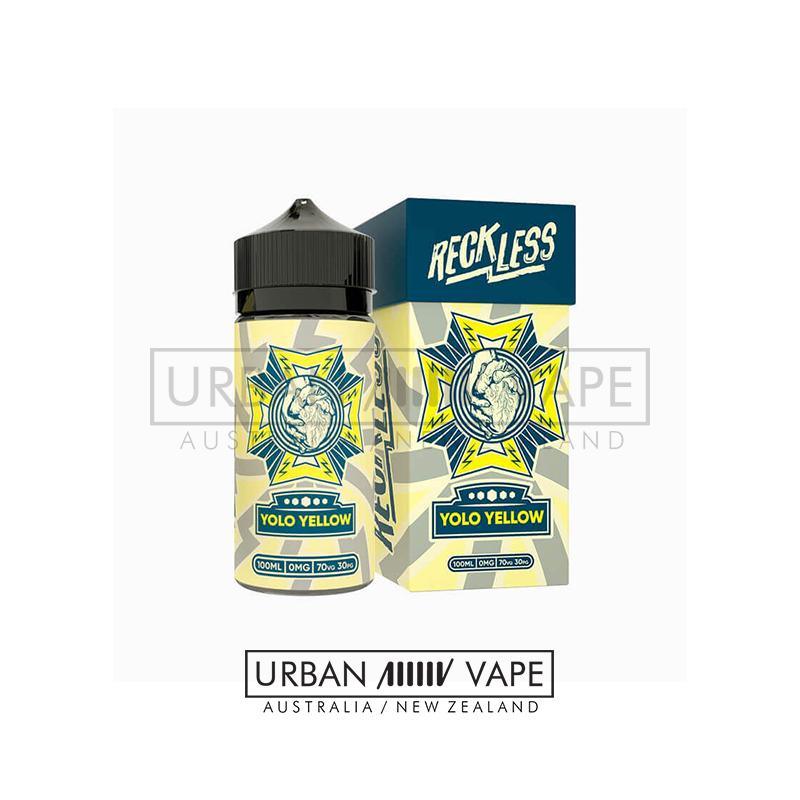 Reckless - Yolo Yellow 100ml - Urban Vape Shop New Zealand