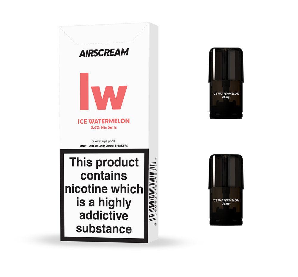 AIRSCREAM AirsPops - Replacement Pod 2pk / 3.6mg - Urban Vape Shop New Zealand