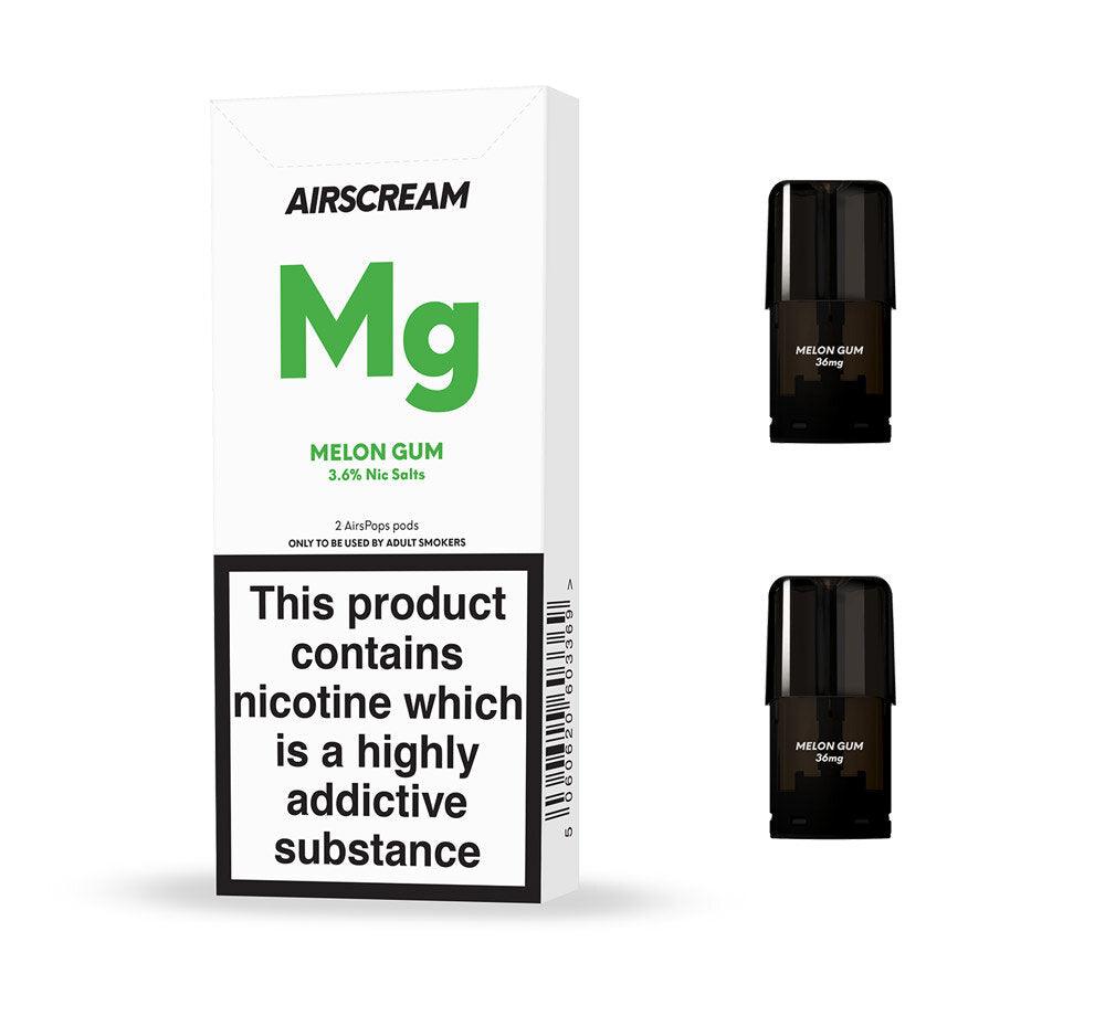 AIRSCREAM AirsPops - Replacement Pod 2pk / 3.6mg - Urban Vape Shop New Zealand
