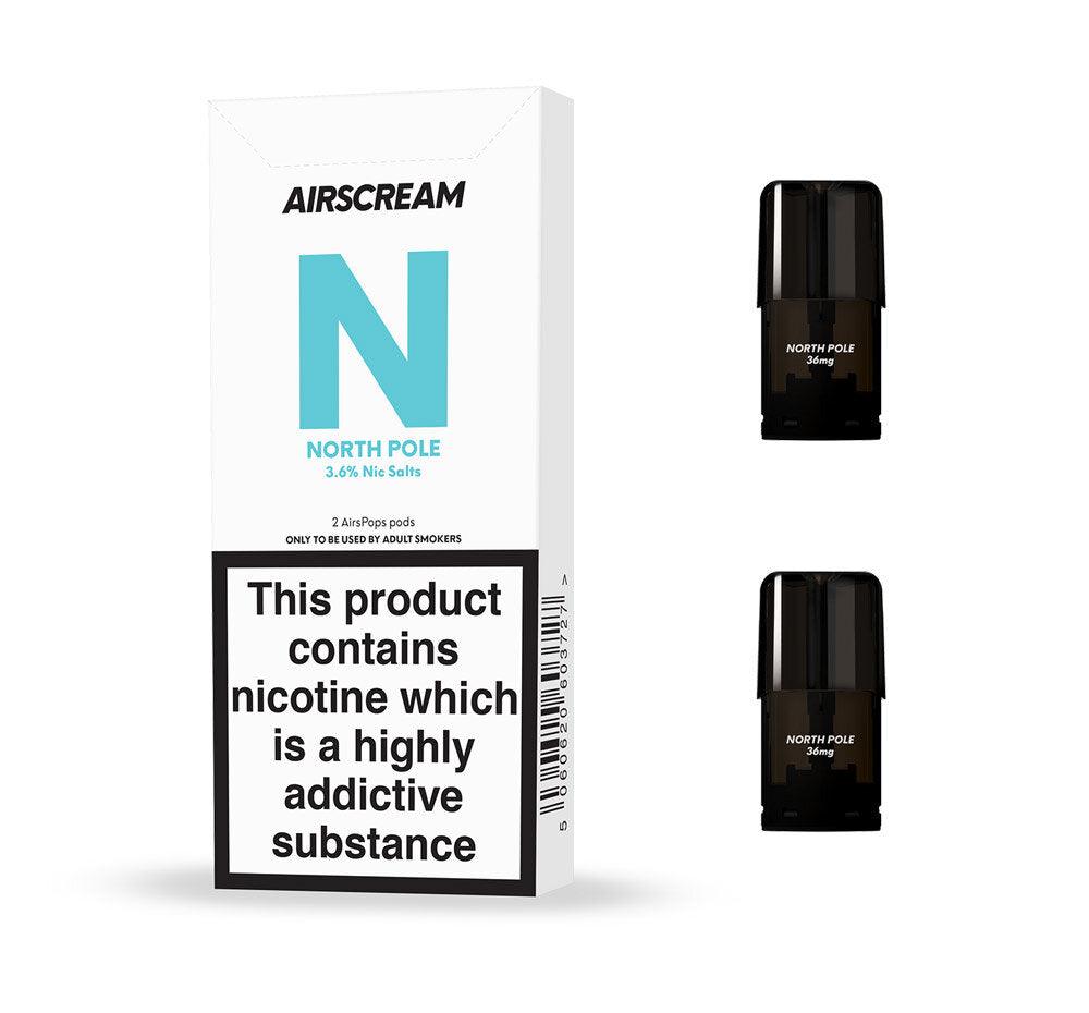 AIRSCREAM AirsPops - Replacement Pod 2pk / 3.6mg - Urban Vape Shop New Zealand